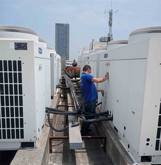 恭城中央空调制热和不制冷系统维修方法